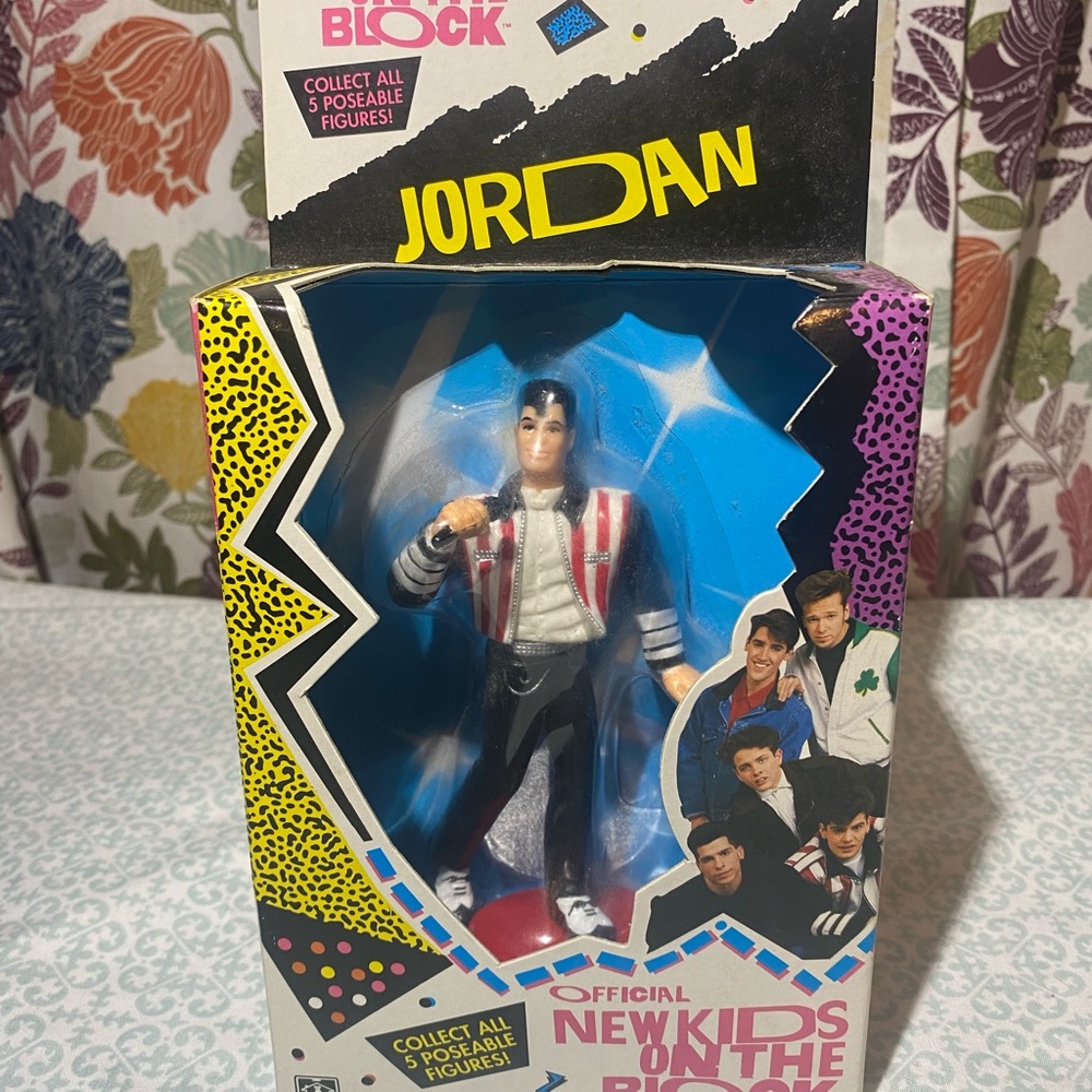 Vintage 1990s SEALED New Kids on the Block Poseable Figure Jordan Toy